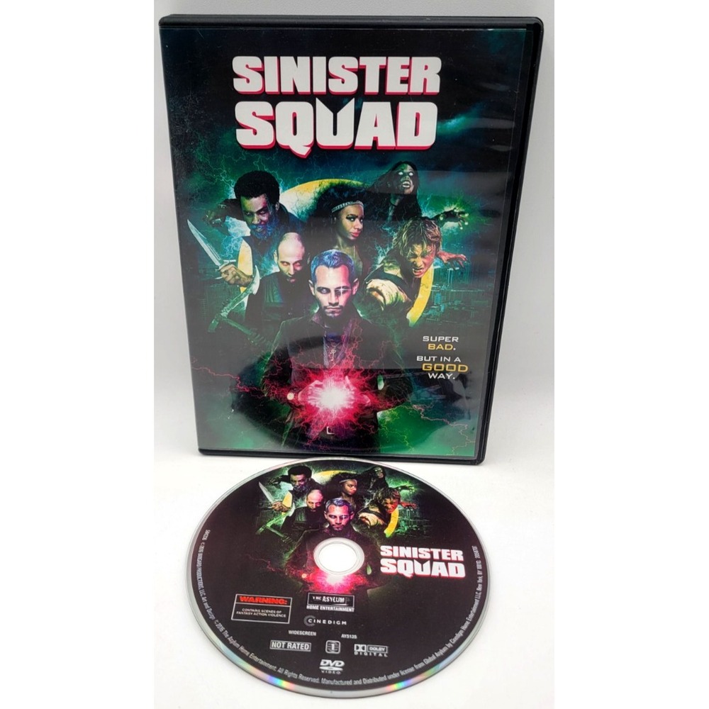 Sinister Squad DVD 2016 Widescreen Jason Frank, Rafaella Leon, The Asylum